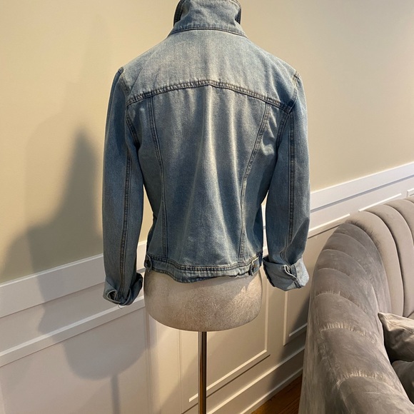 Slightly Ripped Denim Jacket (Juniors) - Picture 2 of 7